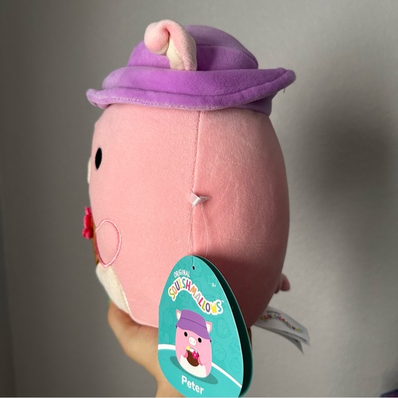 8” Peter the Pig with Bucket Hat NWT - Picture 2 of 5
